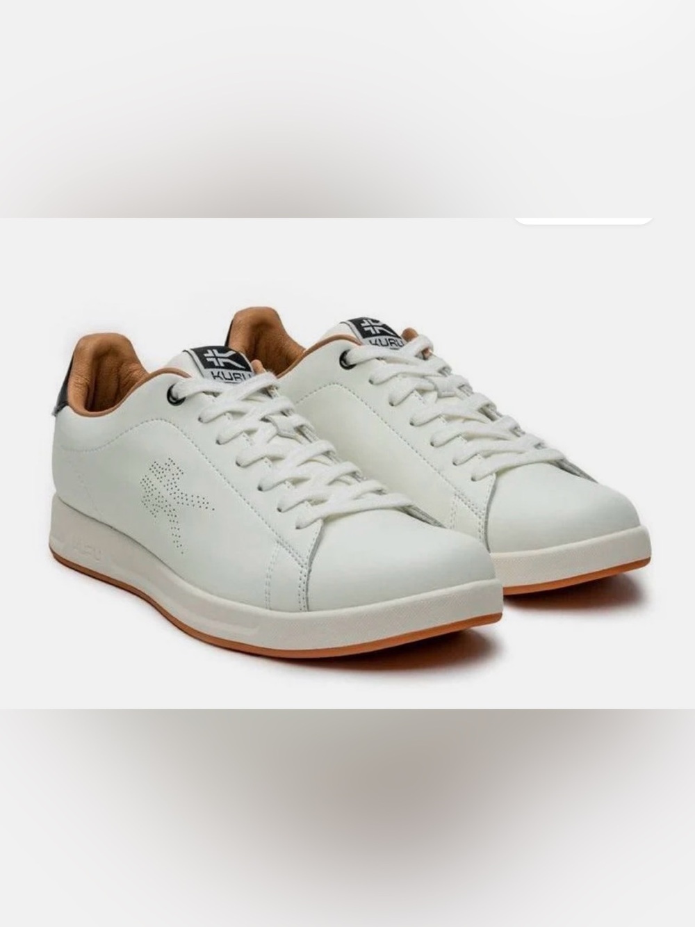 NWOT Kuru Women’s ROAM Shoe in Bright White/Jet Black, Size 8
